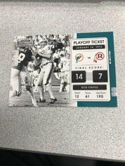 Bob Griese #PLT-BGR Football Cards 2021 Panini Contenders Playoff Ticket Prices
