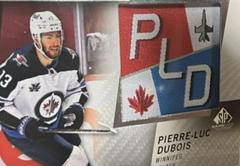 Pierre Luc Dubois #40 Hockey Cards 2021 SP Game Used Embroidered in History Prices