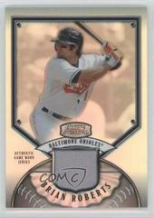 Brian Roberts [Jersey Black Refractor] #BS-BR Baseball Cards 2007 Bowman Sterling Prices