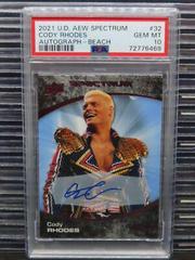 Cody Rhodes [Beach Autograph] #32 Wrestling Cards 2021 Upper Deck AEW Spectrum Prices