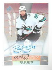 Brent Burns [Autograph] #P-2 Hockey Cards 2021 SP Game Used Purity Prices
