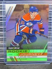 Dylan Holloway [Gold] Hockey Cards 2022 Upper Deck Synergy Rookie Journey Home Prices