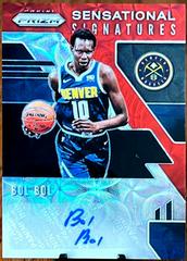 Bol Bol [Choice Prizm] #SS-BOL Basketball Cards 2019 Panini Prizm Sensational Signatures Prices