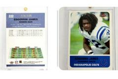Edgerrin James [Tiffany] #222 Football Cards 2002 Fleer Prices