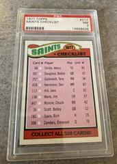 Saints Checklist Football Cards 1977 Topps Prices