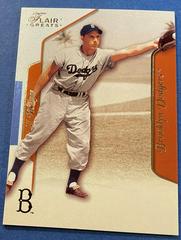 Gil Hodges Baseball Cards 2003 Flair Greats Prices