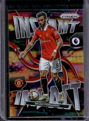 Bruno Fernandes [Silver] Soccer Cards 2022 Panini Prizm Premier League Instant Impact Prices