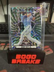 Bobby Witt Jr. [Green Swirl] #265 Baseball Cards 2022 Panini Mosaic Prices