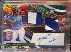 Otto Lopez [Hyper] #RDJA-OL Baseball Cards 2022 Panini Chronicles Rookie Dual Jersey Autographs Prices