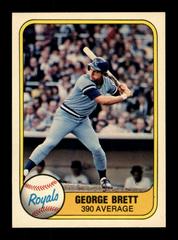 George Brett [Batting] #28 Baseball Cards 1981 Fleer Prices