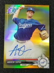 Andrew Calica [Gold Refractor] Baseball Cards 2017 Bowman Chrome Prospects Autographs Prices
