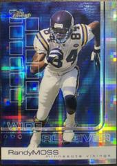 Randy Moss [Xfractor] #22 Football Cards 2002 Topps Finest Prices