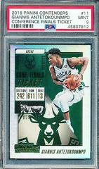Giannis Antetokounmpo [Conference Finals Ticket] #11 Basketball Cards 2018 Panini Contenders Prices