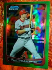 Paul Goldschmidt [Green Refractor] Baseball Cards 2012 Bowman Chrome Prices