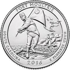 2016 D [FORT MOULTRIE] Coins America the Beautiful Quarter Prices