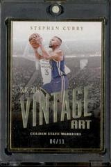 Stephen Curry [Vintage Art FOTL] Basketball Cards 2021 Panini Noir Prices