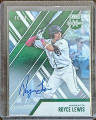 Royce Lewis [Autograph Emerald] Baseball Cards 2017 Panini Elite Extra Edition Prices
