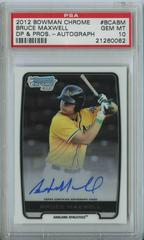 Bruce Maxwell Baseball Cards 2012 Bowman Chrome Draft Picks & Prospects Autograph Prices