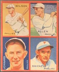 Allen, Brickell, Jonnard, Wilson #6C Baseball Cards 1935 Goudey 4 in 1 Prices