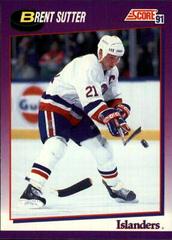 Brent Sutter Hockey Cards 1991 Score American Prices