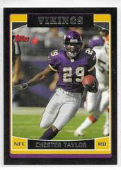 Chester Taylor [Black] Football Cards 2006 Topps Prices