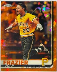 Adam Frazier [Orange Refractor] #635 Baseball Cards 2019 Topps Chrome Sapphire Prices