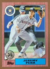 Jeremy Pena [Red] #87TBU-23 Baseball Cards 2022 Topps Update 1987 Prices