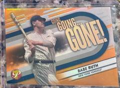 Babe Ruth [Orange] #GGG-23 Baseball Cards 2023 Topps Pristine Going Gone Prices
