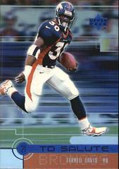 Terrell Davis #TD3 Football Cards 1999 Upper Deck 21 TD Salute Prices