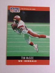 Tim McGee Football Cards 1990 Pro Set Prices