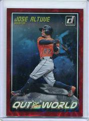Jose Altuve [Red] #OW2 Baseball Cards 2018 Panini Donruss Out of This World Prices