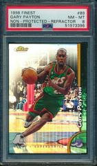Gary Payton [Non Protected Refractor] Basketball Cards 1998 Finest Prices
