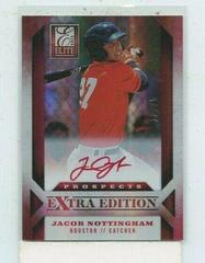 Jacob Nottingham [Red Ink Signature] #167 Baseball Cards 2013 Panini Elite Extra Edition Prices