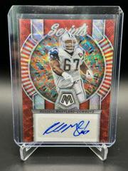 Russell Maryland [Red Wave] #S17 Football Cards 2023 Panini Mosaic Scripts Autographs Prices