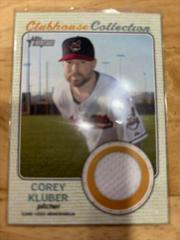 Corey Kluber #CKL Baseball Cards 2017 Topps Heritage Clubhouse Collection Relics Prices