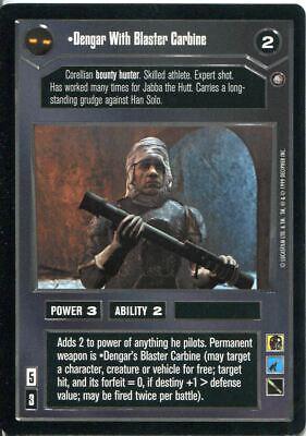 Dengar With Blaster Carbine Star Wars CCG Enhanced Jabba's Palace