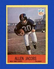 Allen Jacobs Football Cards 1967 Philadelphia Prices