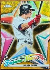 Jarren Duran [Gold] Baseball Cards 2022 Topps Chrome Logofractor Future Stars Prices