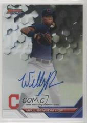 Will Benson Baseball Cards 2016 Bowman's Best of 2016 Autograph Prices