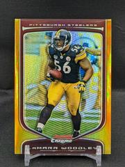 LaMarr Woodley [Gold Refractor] Football Cards 2009 Bowman Chrome Prices