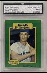 Maury Wills Baseball Cards 1987 All Time Greats Prices