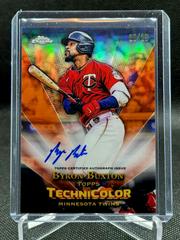 Byron Buxton [Orange] #TTA-BB Baseball Cards 2023 Topps Chrome in Technicolor Autographs Prices