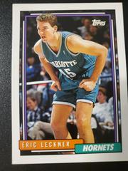 Eric Leckner #40 Basketball Cards 1992 Topps Prices