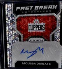 Moussa Diabate #FBR-MDC Basketball Cards 2022 Panini Prizm Fast Break Rookie Autographs Prices