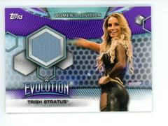 Trish Stratus [Purple] Wrestling Cards 2019 Topps WWE Women's Division Mat Relics Prices