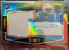 Josh Palmer [Tie Dye] #PS-JPA Football Cards 2021 Panini Select Prime Selections Signatures Prices