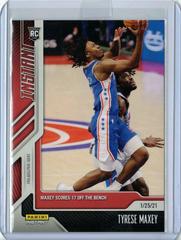 Tyrese Maxey #54 Basketball Cards 2020 Panini Instant Prices