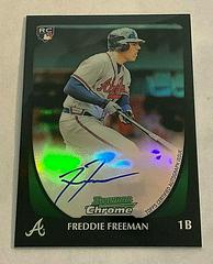 Freddie Freeman [Autograph Refractor] #205 Baseball Cards 2011 Bowman Chrome Prices