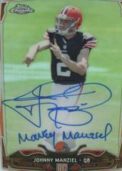 Johnny Manziel [No Ball Autograph Refractor] #169 Football Cards 2014 Topps Chrome Prices