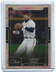 Chipper Jones [Holo Silver] #MO4 Baseball Cards 2023 Panini Three and Two Moments Prices